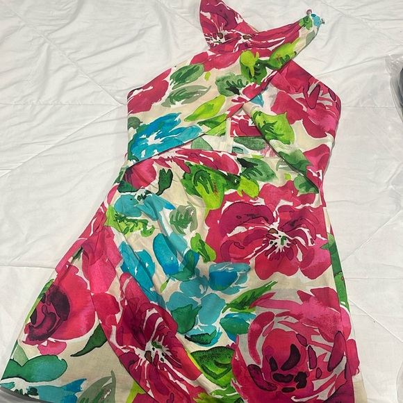 Zara mini cross halter dress - Picture 2 of 3